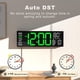 thumbnail image 5 of Reloj JALL con temporizador digital RGB para montaje en pared, 16 pulgadas, verde y blanco, 5 of 9