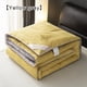 thumbnail image 3 of Matsuzay Edredón de aire acondicionado de verano, manta acolchada fina de algodón lavable, doméstico, cama de Color sólido, sofá, Juegos de cama Blanco, 3 of 6