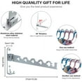 thumbnail image 4 of Wall Mounted Clothes Dryer, Foldable Laundry Rack Accessories Hanger Hook Rod, 4 of 4