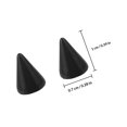 thumbnail image 2 of FONDOTIN 50Pcs Punk Style Cone Rivet Studs DIY Clothing Accessories Metal Spike Details, 2 of 7