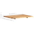 thumbnail image 3 of vidaXL Table Top Solid Acacia Wood 80x(50-60)x2.5 cm, 3 of 4