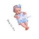 thumbnail image 3 of Herunwer Full Body Silicone Reborn Dolls Can Open Mouth Realistic Silicone Premature Baby Dolls with Hand-Rooted Gold Hair for Cuddling,Role Playing, 3 of 3