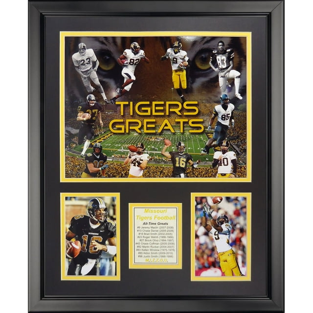 Legends Never Die NCAA Missouri Tigers All-Time Greats Framed Photo Collage, 18" x 22"