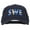 Navy, variant on Sweden SWE Flag Embroidered Solid Cotton Pro Style Cap - Grey OSFM