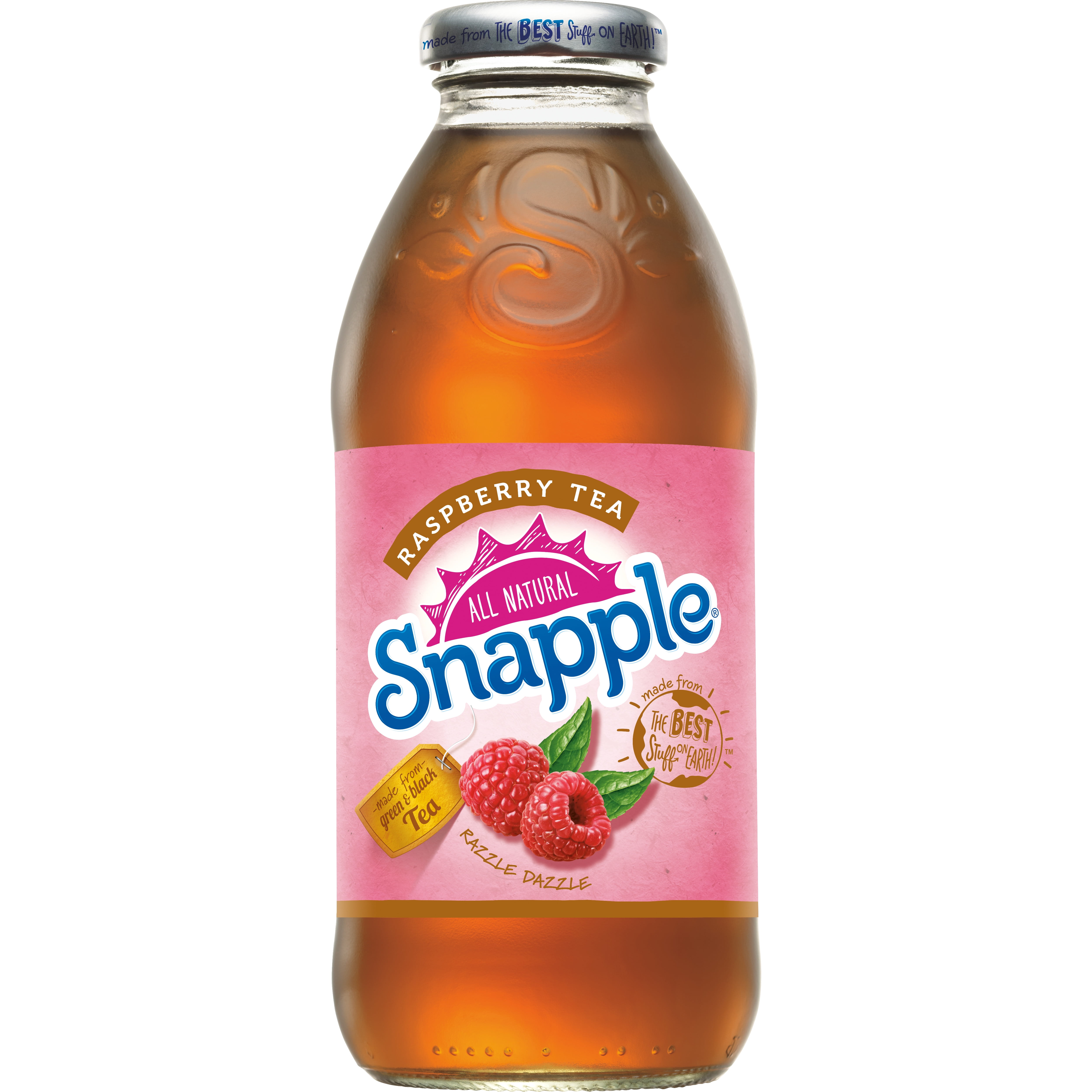 Snapple All Natural Raspberry Tea 16 Fl Oz