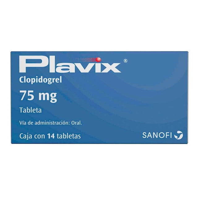 Plavix 75 mg c/u 14 tabletas