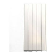 Mobile Home Vinyl Skirting Box of 8 White Solid Panels 16" Wide by 35" Tall. Premium 40 Mil Thickness