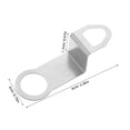 thumbnail image 2 of unbranded 6Ud Soportes De Repuesto En Metal Para De Pared Fácil Instalación Y Uso Universal Plata, 2 of 6