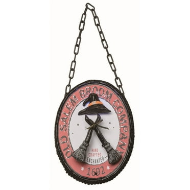 Transpac Artificial 9.06 in. Multicolor Halloween Light Up Fortune Telling Sign