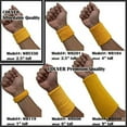thumbnail image 3 of COUVER 2.5 Inch Solid Terry Cotton Athletic Sweat Wristbands Halloween Orange 2 Pairs (Mens), 3 of 9