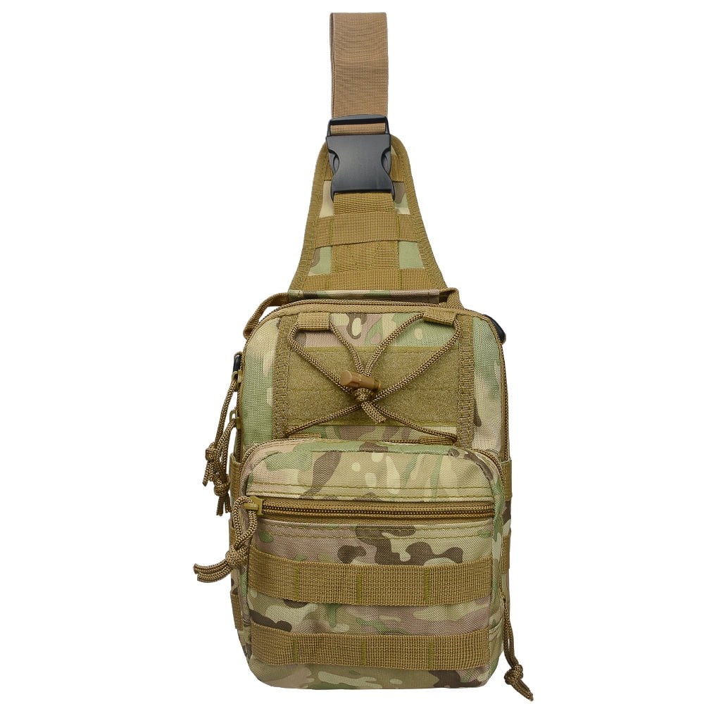 Details about   Tactical Hiking Cycling Single Shoulder Bag Pouch Chest Packbag Waist Bag 