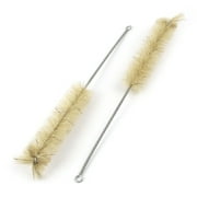 Unique Bargains 2Pcs Laboratory Test Tube Bottle Cup Cleaning Tool Nylon Brush 25cm x 3cm