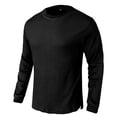 thumbnail image 5 of VJATTWR Mens Neck Thermal Undershirts Slim Fit Wicking Long Sleeve T Shirts Comfy Lightweight Solid Workout Tops for Men S, 5 of 8