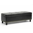thumbnail image 5 of Baxton Studio Lucero Dark Brown Modern Ottoman, 5 of 7