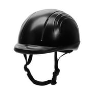 TuffRider Starter Basic Horse Riding Helmet Protective Head Gear for Equestrian Riders - SEI Certified - Black
