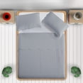 thumbnail image 4 of IR Imperial Rooms 3 Piece Quilt Set Chevron Bedding Microfiber Soft Bedspread with 2 Pillow Shams Silver Queen, 4 of 12