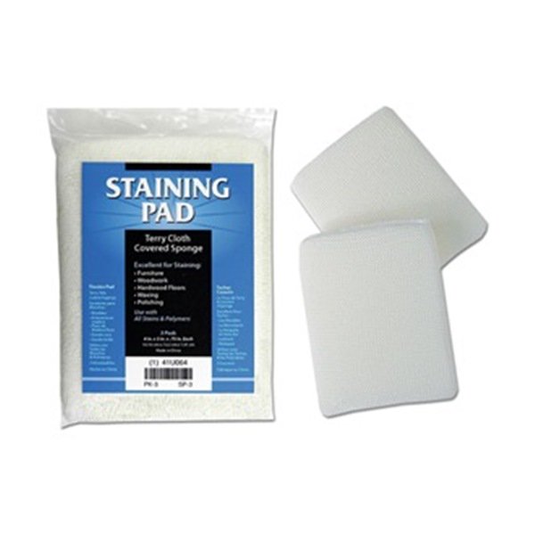 Staining Pad, 5 In x 4 In, Pk 3