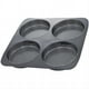 thumbnail image 1 of Molde para pan de hamburguesa, molde para hamburguesa de acero al carbono antiadherente de 5 pulgadas, 1 of 7