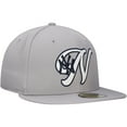 thumbnail image 3 of Men's New Era Gray New York Yankees  Duo Logo 2.0 59FIFTY Fitted Hat, 3 of 6