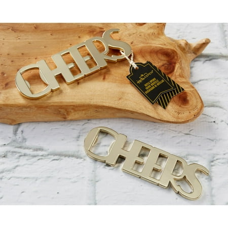 Kate Aspen Cheers to You Gold Bottle Opener - Set of 2