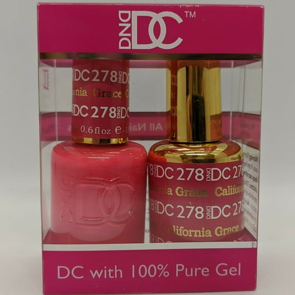 DND - DC Duo Soak off Gel & Matching nail polish, #278 - California Grace