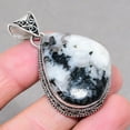 thumbnail image 2 of Rainbow Moonstone Gemstone Pendant Handmade Antique Vintage Jewelry 2.2" VP 3509, 2 of 2
