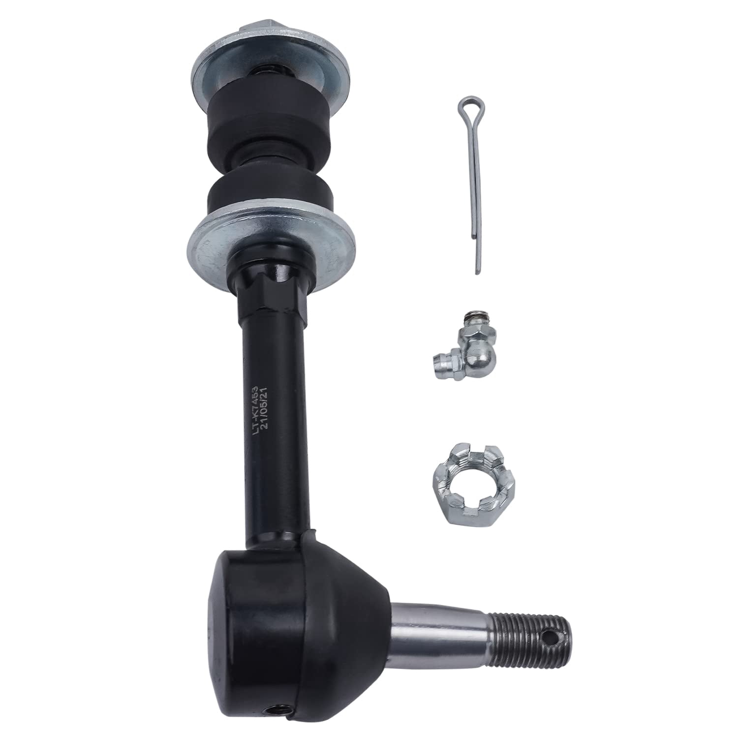 Detroit Axle - Front 2pc Sway Bars for 4WD 2000-2002 Dodge Ram 2500 3500, 2 Stabilizer Sway Bar End Links 2000 2001 2002 Replacement