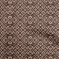 thumbnail image 1 of oneOone Cotton Poplin Twill Brown Fabric African Aztech Sewing Craft Projects Fabric Prints By Yard 56 Inch Wide, 1 of 4
