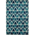 thumbnail image 4 of Tropiana Cream and Turquoise Blue Woven Area Rug, 4 of 7