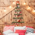 thumbnail image 4 of Christmas Tree Wooden Wall Hanging Christmas Tree Wood Color Christmas Decorations, 4 of 4