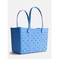 thumbnail image 2 of Time and Tru Women's Waterproof EVA Beach Tote Bag, Light Blue, 2 of 4