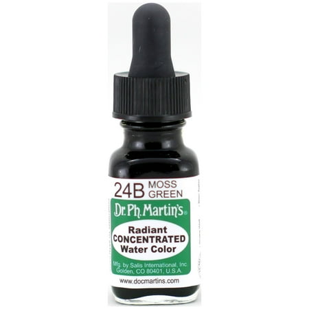 UPC: 0090385424102 | Dr. Ph. Martin s Radiant Concentrated Water Color  0.5 oz  Moss Green (24B)