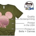 thumbnail image 5 of Women Teen Rose Gold Drip Mickey Ears with Flowers Shirt Unisex Floral Adult Ladies Boho Character Tshirt (Olive, XX Large), 5 of 7