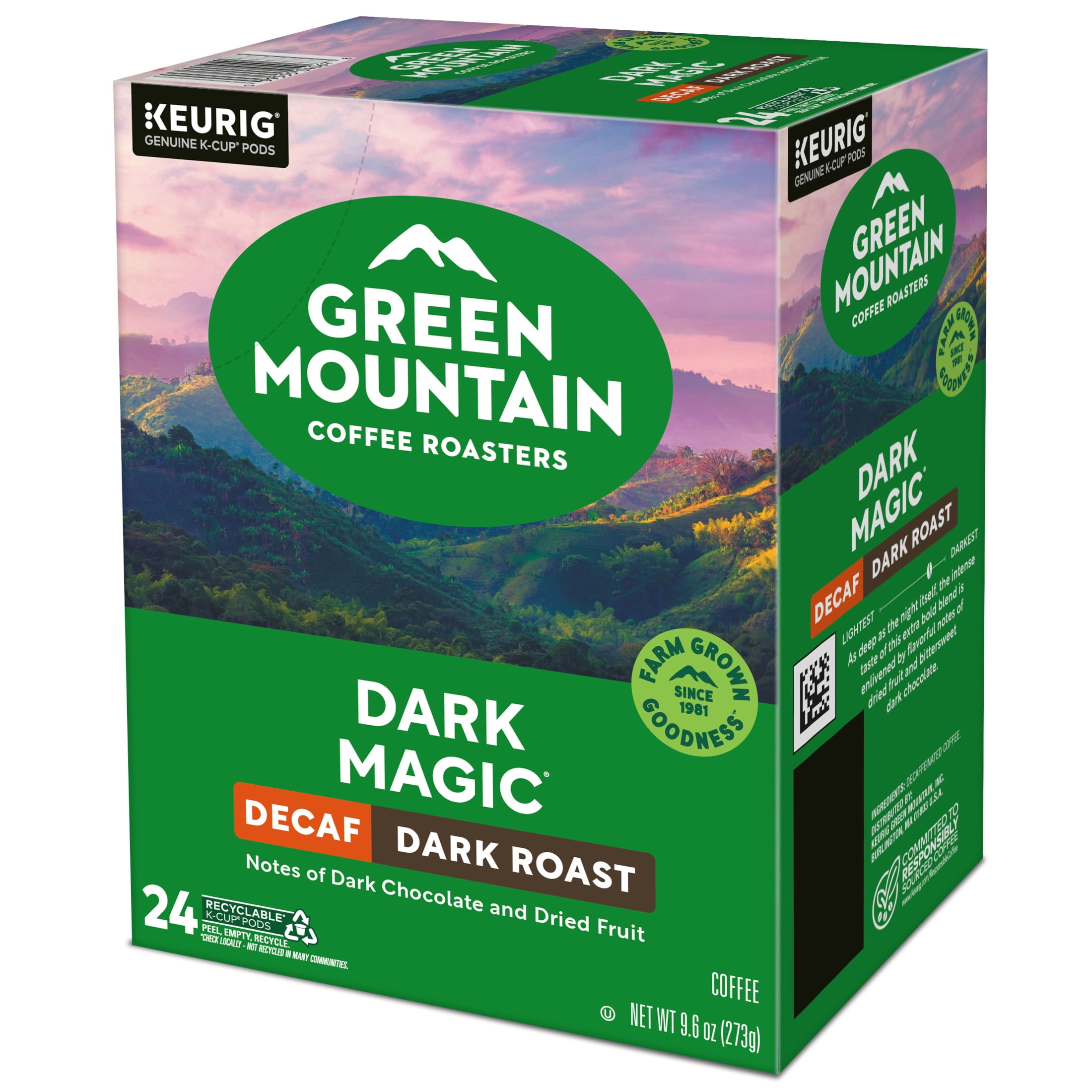 Green Mountain Coffee Roasters, Extra Bold Decaf Dark Magic