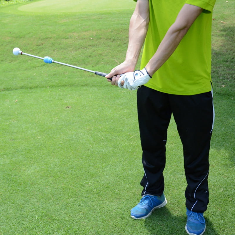 Golf Swing Trainer Aid, Flexible Weighted Golf Practice Equipment Warm