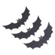 thumbnail image 5 of 20 Unids Holiday Paper Halloween Paper Bats Cupcake Picks Canape Food Sticks Party Accesorios de La Hornada Negro, 5 of 9