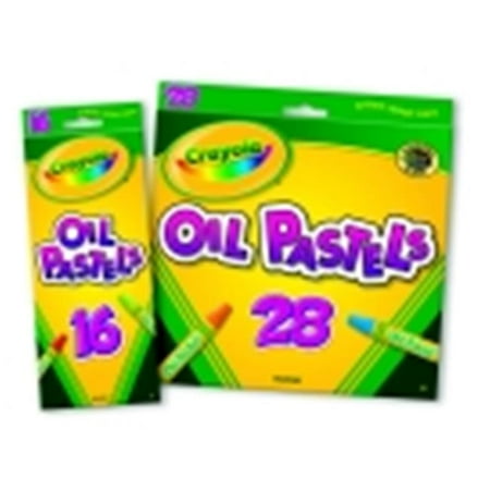 Crayola Hexagonal Non-Toxic Jumbo Oil Pastel Stick Set - 0.43 x 3 in. - Set 28