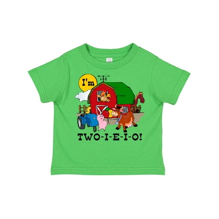 

Inktastic TWO-I-E-I-O Gift Toddler Boy or Toddler Girl T-Shirt