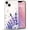 Lavender, variant on Compatible with iPhone 13 Case, Clear White Lace Floral Flower Shockproof Protective Bumper Hard Back Slim Cute Clear Phone Cover for Women Girls 2021 6.1" (White Floral13)