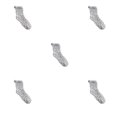 thumbnail image 2 of Guardurnaity Cake Sock Coral Fleece Calcetería Acogedor estilo japonés Pies Accesorios Candy Ropa de mujer Moda Dormir Gris claro Gris claro 5piezas, 2 of 6