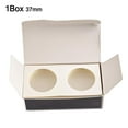 thumbnail image 1 of LEFU Coin Collection Storage Box Set - 12 Sizes Cardboard Holders Optional for Stamps & Coins, White Square Protective Cases, 50 Sheets per Box, Ideal for Collectors, 1 of 10