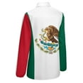 thumbnail image 5 of Flag of Mexico Long Sleeve Blouse Woman Streetwear Casual Shirts Summer Oversize Woman Streetwear Clothing Birthday Present, 5 of 7