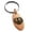 Rose, variant on Stainless Steel Scarab Beetle Rising Sun Engraved Small Oval Charm Keychain Keyring