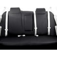 thumbnail image 2 of CalTrend Rear 40/60 Split Bench Faux Leather Seat Covers for 2022-2022 Nissan Frontier - NS291-09LX Dark Grey Insert and Trim, 2 of 3