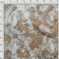 thumbnail image 4 of oneOone Cotton Poplin Brown Fabric Tropical Watercolor Sewing Material Print Fabric By The Yard 42 Inch Wide, 4 of 4