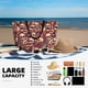 thumbnail image 5 of Fotbe Skull record Guitar music Bolsa de Viaje para Playa - Resistente al Agua, Bolsa Tote de Gran Capacidad y Ligera con 7 Bolsillos para Mujeres y Hombres, 5 of 7