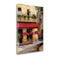 thumbnail image 2 of "Three Red Umbrellas" By Keith Wicks, Fine Art Giclee Print on Gallery Wrap Canvas, Ready to Hang, 2 of 3