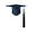 Navy, variant on UJNDER Unisex Graduation Hat Cap For Student Graduation Celebrations 2025 Academic Year Mortarboard With Tassel For High School College University Black