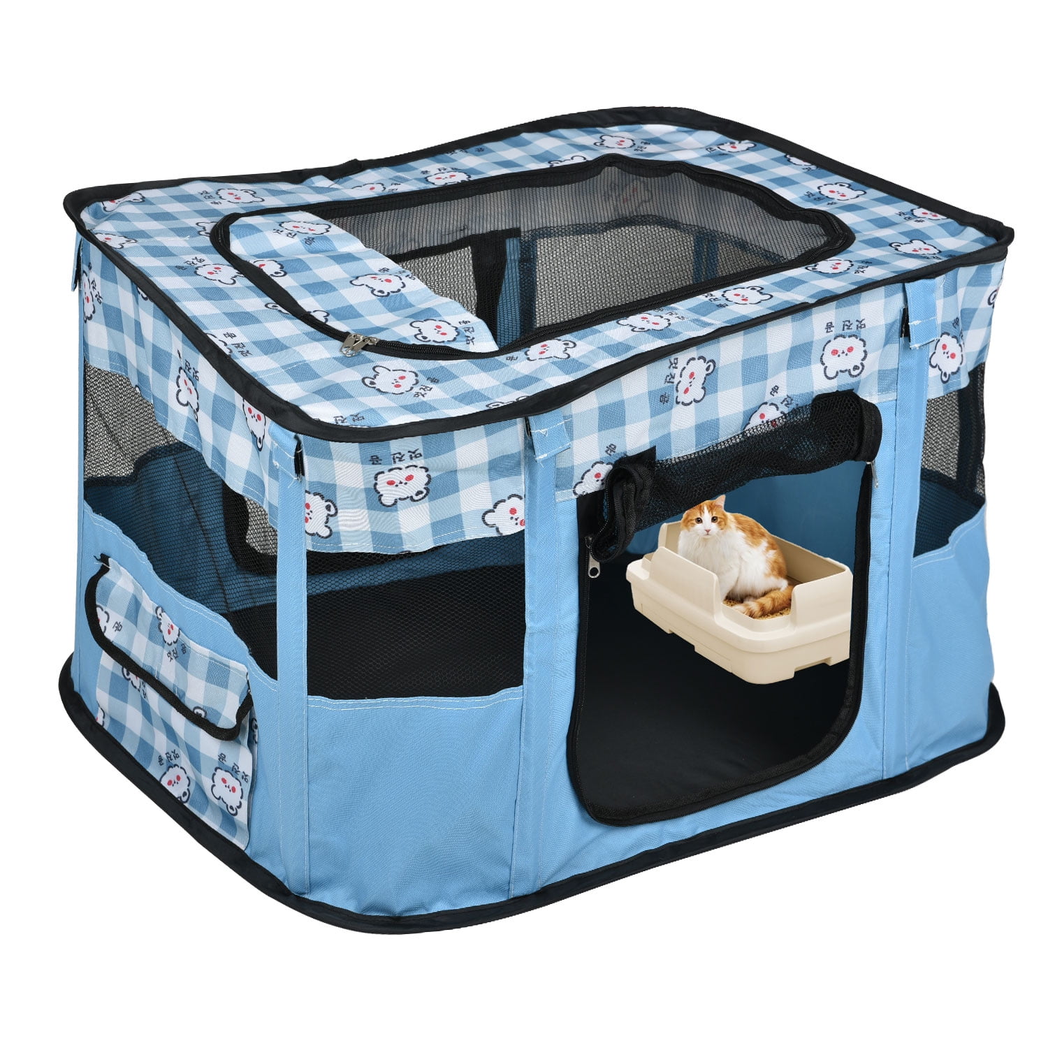 Coolmade Dog and CAT Pop Play Pen,Pets Houses for Dogs and Cats,Indoor