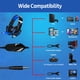 thumbnail image 5 of Auriculares para juegos Python Fly G9000pro con aislamiento de ruido ajustable de 120 grados, 5 of 8
